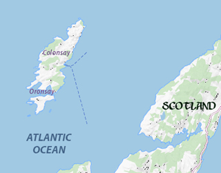 colonsay map